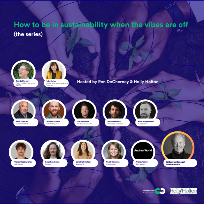 How to be in sustainabilty when the vibes are off: the series